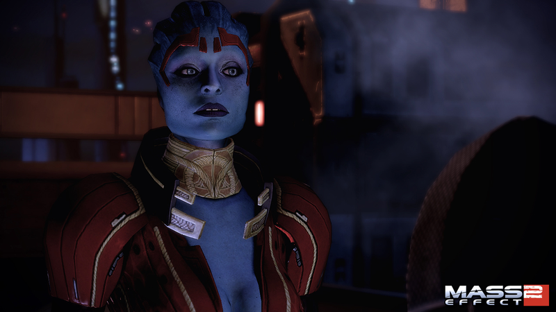 Illustration for article titled Mass Effect 2's New Blue Girl Kicks Ass